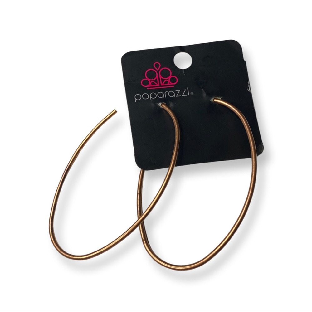 Paparazzi Bronze Hoops